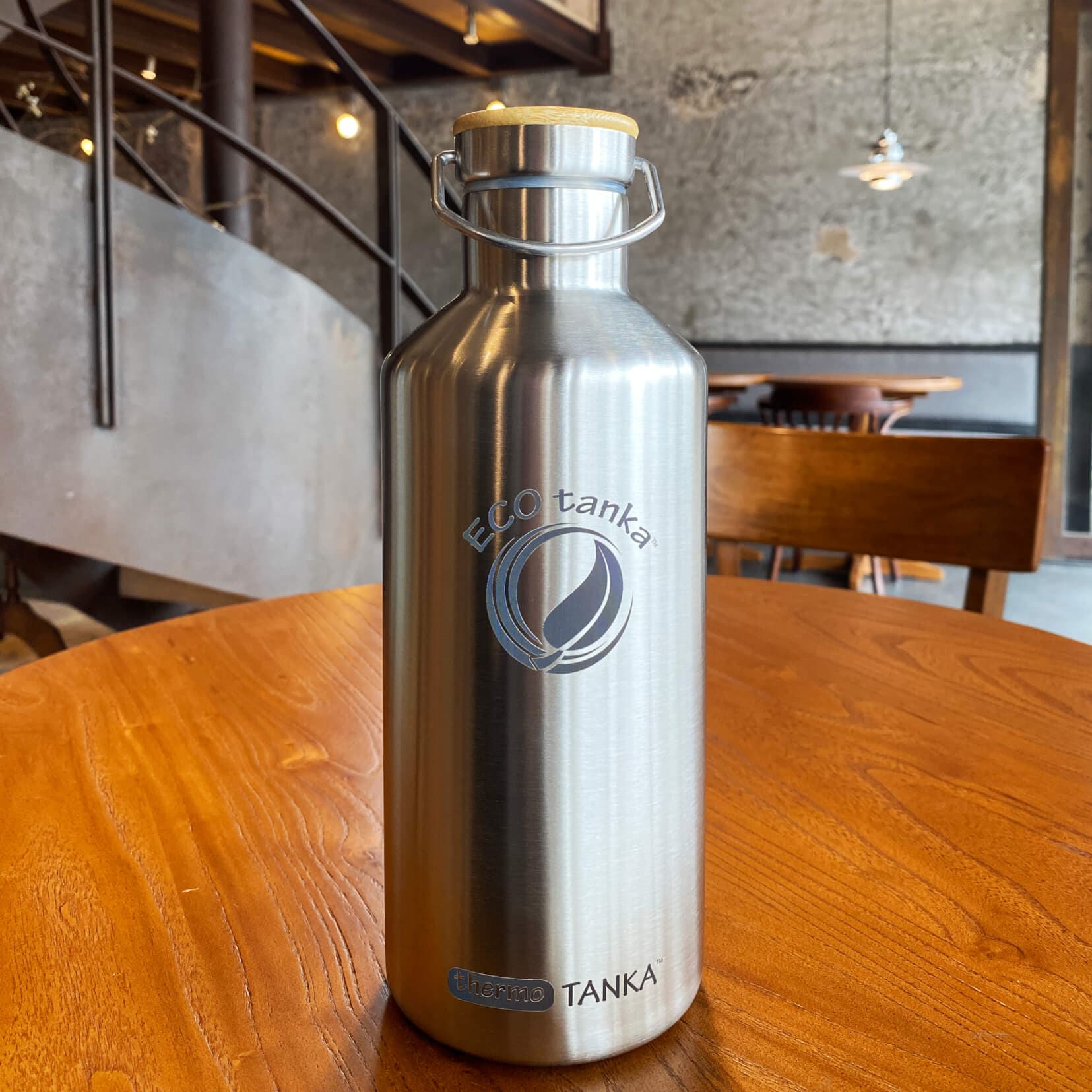 ecotanka 1.2L thermoTANKA with Stainless Steel Bamboo Lid